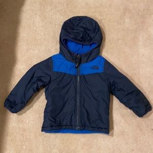 North face jacket reversible